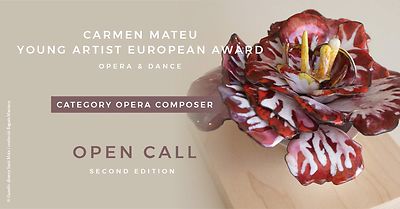 Call for the second edition of the Carmen Mateu Young Artist European Award