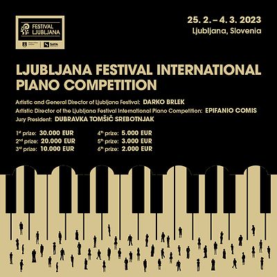 Ljubljana Festival International Piano Competition to start in 2023