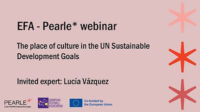Takeaways from the EFA – Pearle “Culture and SDGs” webinar