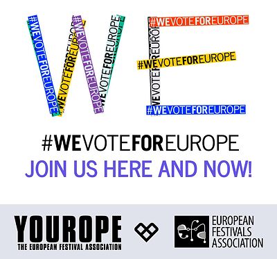 Join our #WeVoteForEurope campaign with your festival