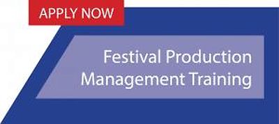 Apply until 30 September for new Festival Production Management Training