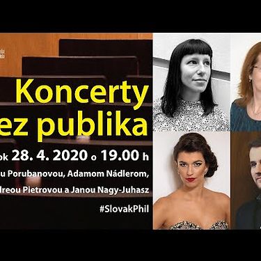 Slovenská filharmónia pozýva na Koncert bez publika 28. apríla 2020