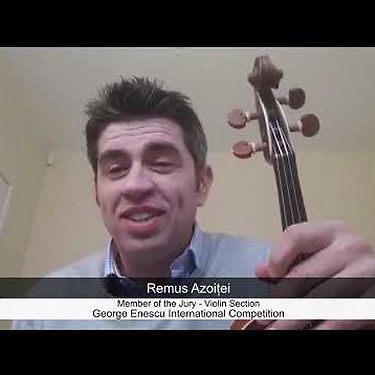 Why register for the Enescu Competition? A message from Remus Azoiței, Member of the Violin Jury