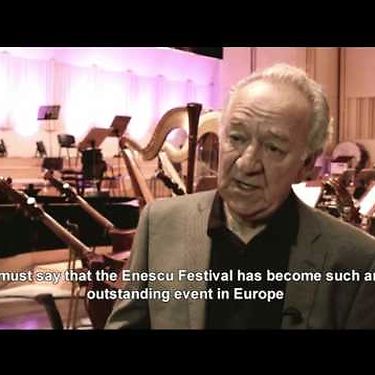 Yuri Temirkanov on the importance of the Enescu Festival worldwide