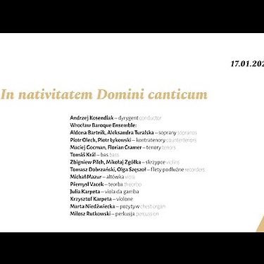 In nativitatem Domini canticum