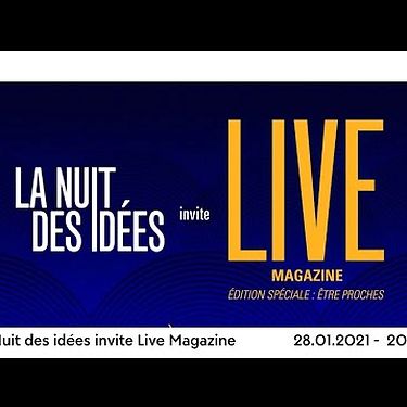 La Nuit des idées invite Live Magazine | Live Performance | BOZAR