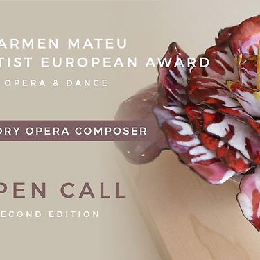 Call for the second edition of the Carmen Mateu Young Artist European Award