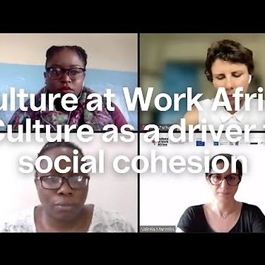 Culture at Work Africa - Culture as a driver for social cohesion | Talks & Debates | Bozar