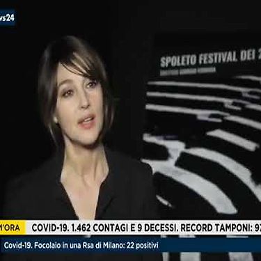 Rainews24 | 28/08/2020 | Monica Bellucci al Festival di Spoleto