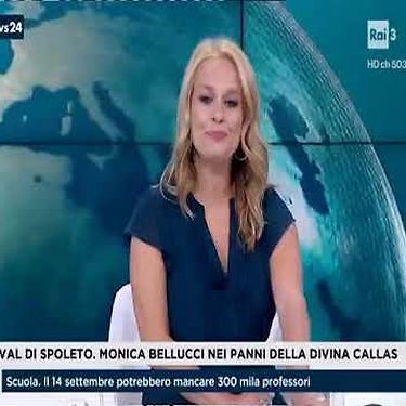 Rai 3 | 29/08/2020 | Monica Bellucci al Festival di Spoleto