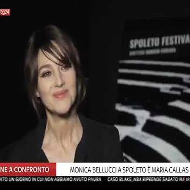 Sky Tg24 | 28/08/2020 | Monica Bellucci e le lettere a Maria Callas a Spoleto