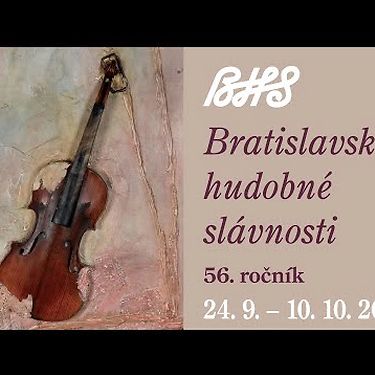 Pozvánka na Bratislavské hudobné slávnosti 2021