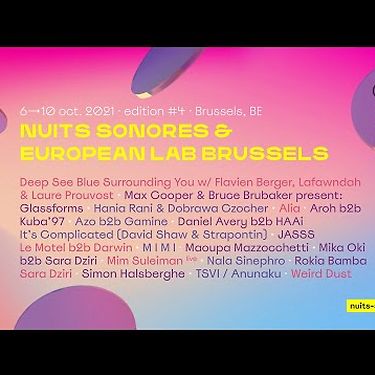 Nuits sonores & European Lab Brussels 2021 | Teaser