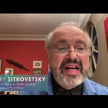 Dmitry Sitkovetsky announces the Violin Semifinalists | Enescu Competition 2022