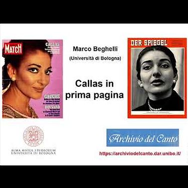 "La fiamma possente" - Convegno internazionale su Maria Callas (21 maggio 2023)