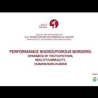 Panel discussion at Abu Dhabi Art: PERFORMANCE BODIES/POROUS BORDERS.
