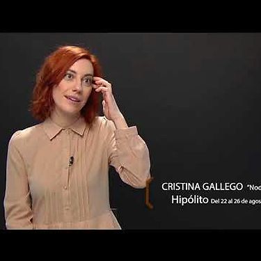 Cristina Gallego en 'Hipólito'