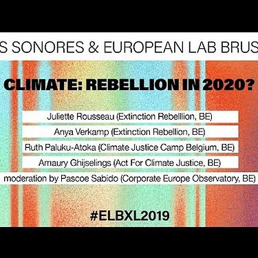 European Lab 2019 | Climate: Rebellion in 2020?